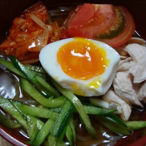 野菜たっぷり冷麺♡